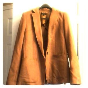 Ann Taylor Camel Wool Blend Blazer